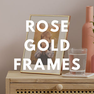 Rose Gold Photo Frames