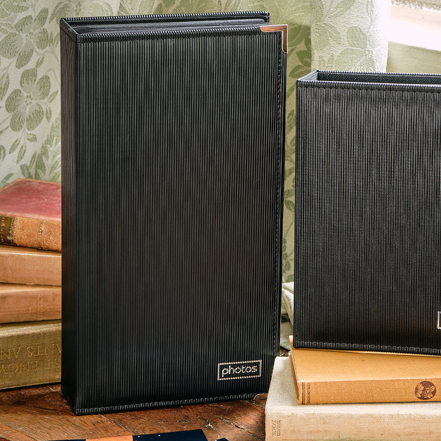 Black Slip-In Photo Albums