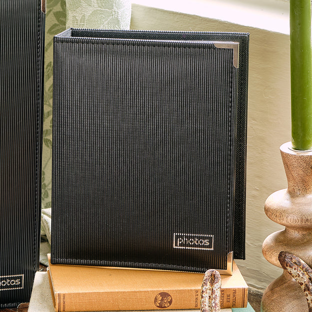 Black Slip-In Photo Albums