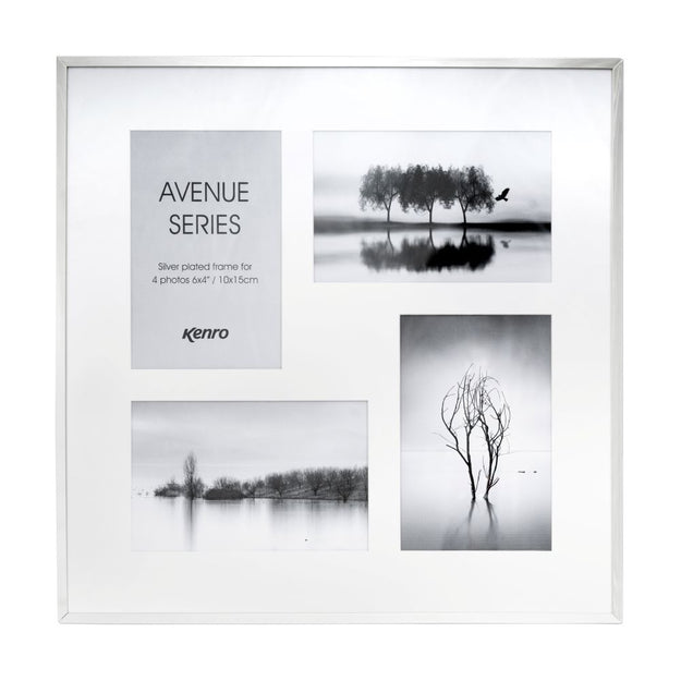 Avenue Series Silver Plated Photo Frames