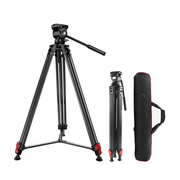 Kenro Twin Tube Lightweight Video Tripod Kit