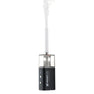 Black Smart Lite fog machine device with a clear chamber on a white background