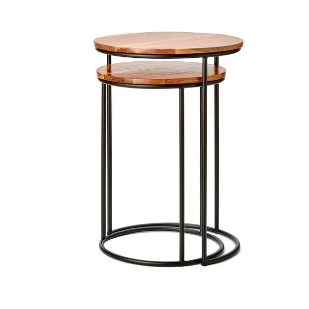 Acacia Nesting Tables (Set of 2)