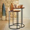 Acacia Nesting Tables (Set of 2)