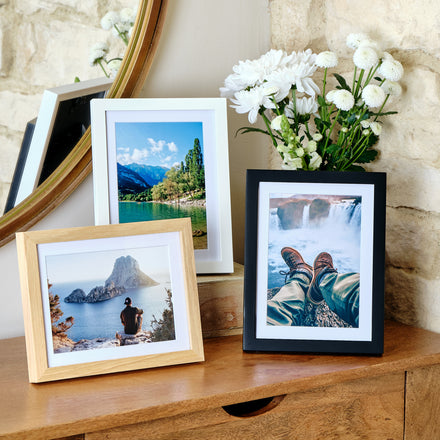 Sienna Series Photo Frames in Natural