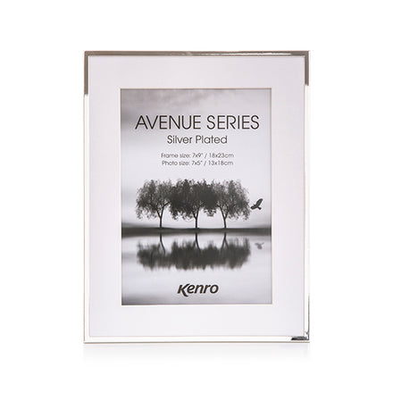 Avenue Series Silver Plated Photo Frames