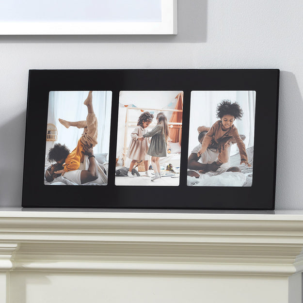 Black Glass Series Photo Frames