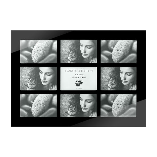 Black Glass Series Photo Frames
