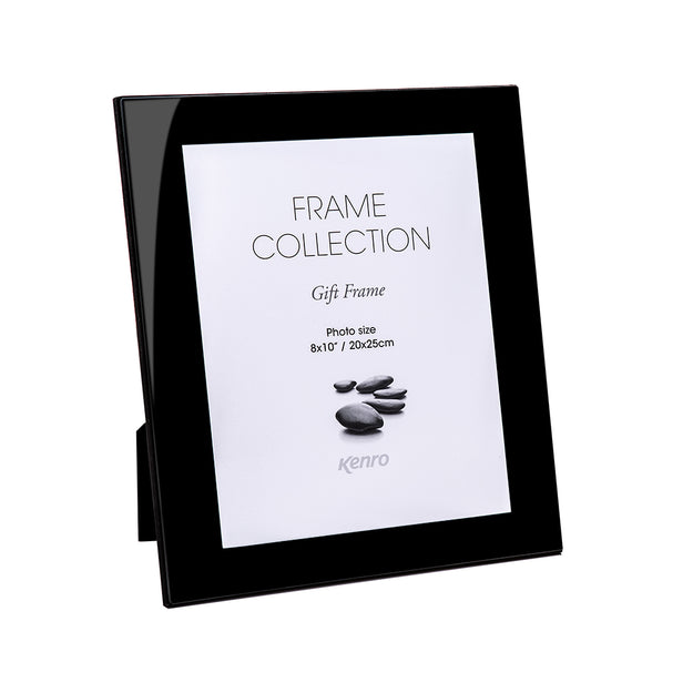 Black Glass Series Photo Frames