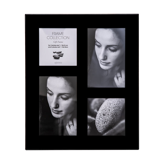 Black Glass Series Photo Frames