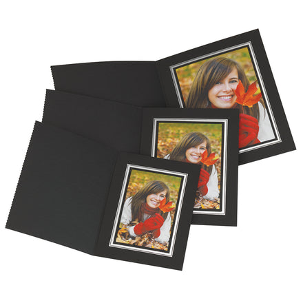 Slip-In Photo Folders (Black)