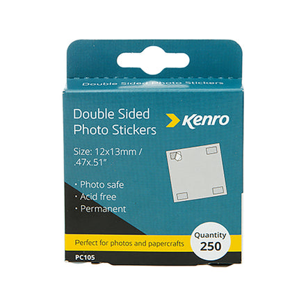 Double Sided Adhesive Tabs for Photo Albums (box of 250)