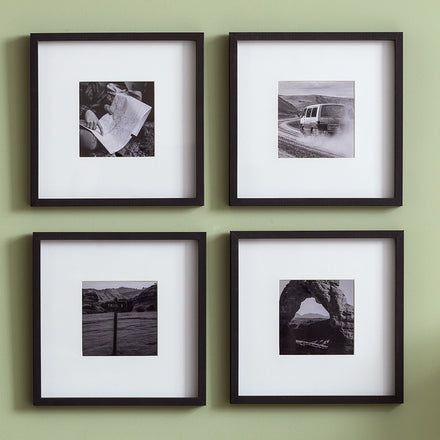 Strata Series Photo Frames (Black)
