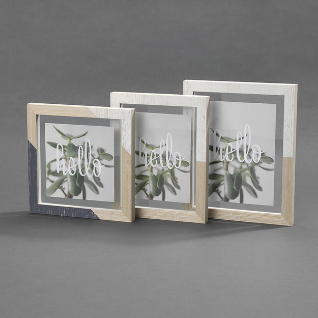 Terrino Floating Wood Effect Frame
