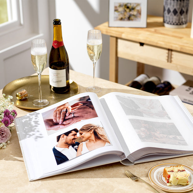 White Satin Series Photo Albums