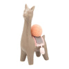 Grey Ceramic Llama Decoration