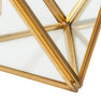 Gold & Glass Terrarium Pots