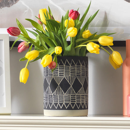 Blue Ceramic Plant Pot