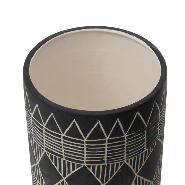 Blue Ceramic Plant Pot