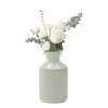 Grey Square-Textured Vase